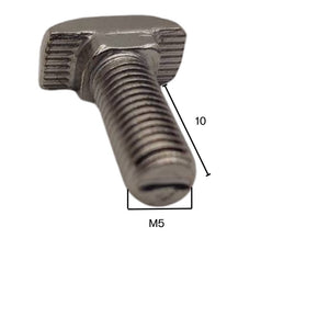 T Bolt  น็อตอลูมิเนียมน็อตชุด 2 ชิ้น  น็อตใส่ราง T-Bolt ทีโบลทื น๊อตอลูมิเนียม น็อตใส่รางทีแทรค