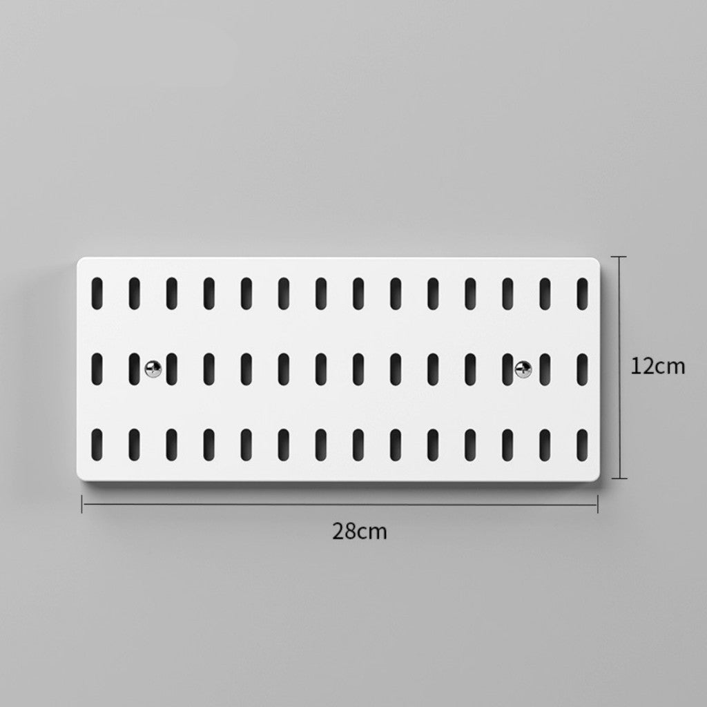 แผ่นวางของติดผนัง กระดานแขวนของ Pegboard แผ่นใหญ่ วางของมากขึ้น ใช้วางของใช้ ตกแต่งผนังได้