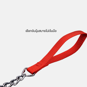 สายจูงสัตว์เลี้ยง โซ่ล่ามสุนัข โซ่สุนัข สายจูง หมา แมว สุนัข โลหะชุบโครเมียมอย่างดี แข็งแรง ทนแรงกระชากได้ดีเยี่ยม