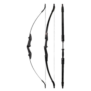 คันธนู Recurve Moon พร้อมขาตั้งลูกธนูคู่ ใช้งานได้ทั้งมือซ้ายและขวา เหมาะสำหรับนักธนูทั้งมือใหม่และมือโปร