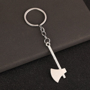 พวงกุญแจผู้ชายแบบพกพา Mini Utility กระเป๋ากระเป๋ารถกุญแจแหวน Clasp ไม้บรรทัดค้อนประแจกรรไกรขวานเลื่อย Vernier