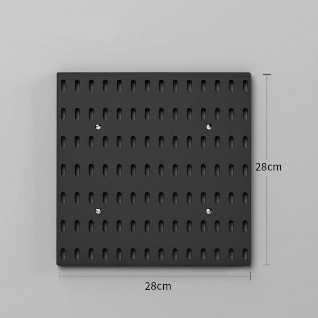 แผ่นวางของติดผนัง กระดานแขวนของ Pegboard แผ่นใหญ่ วางของมากขึ้น ใช้วางของใช้ ตกแต่งผนังได้