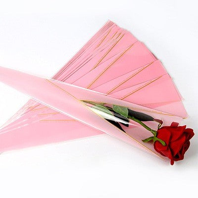 ซองใส่ดอกไม้ สำหรับใส่ดอกไม้ ตามเทศกาลต่างๆหรือวันพิเศษเพื่อให้ดอกไม้สวยงามมากยิ่งขึ้น(1แพ็ค50ชิ้น)