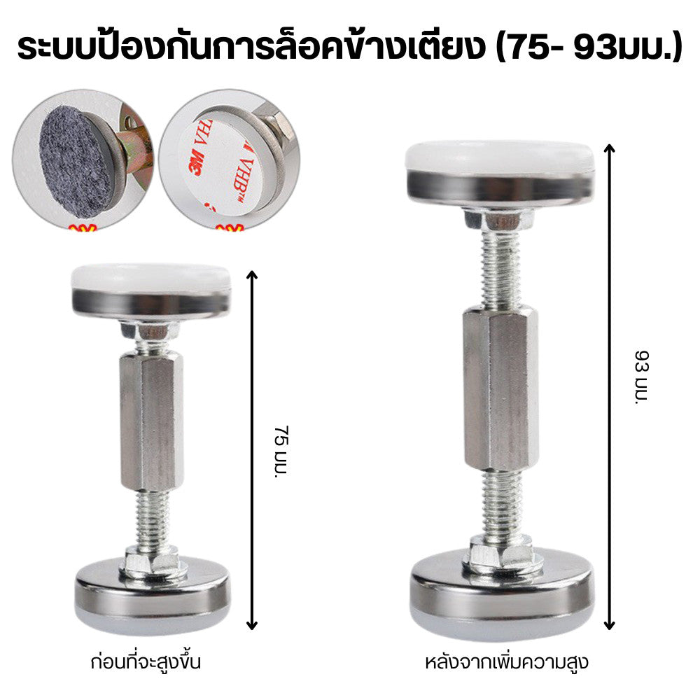 กันชนหัวเตียง กันชนเตียง ลดแรงกระแทก ตัวกันโคลงเตียงนอน ยึดติดหัวเตียง ป้องกันการกระแทกจากการชน