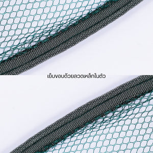 กระชังดักปลา ตาข่ายจับปลาแบบพับได้ กระชังจับปลา มีที่ใส่เหยื่อล่อ