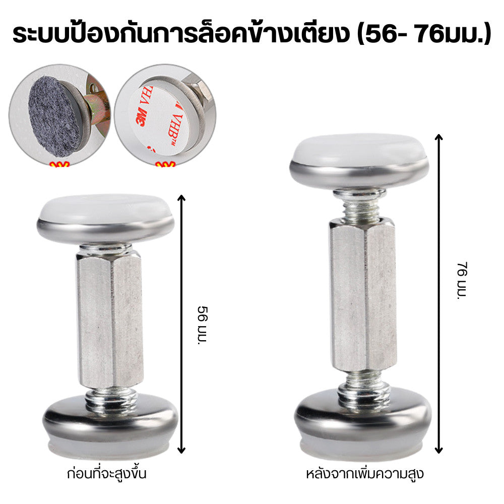 กันชนหัวเตียง กันชนเตียง ลดแรงกระแทก ตัวกันโคลงเตียงนอน ยึดติดหัวเตียง ป้องกันการกระแทกจากการชน