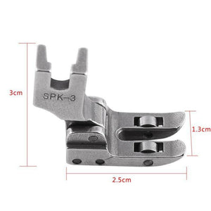 ตีนผีจักรอุตสาหกรรม ตีนผีล้อ SPK-3 แบบแบน ตีนผีแบบลูกกลิ้งรถแบน สำหรับเย็บผ้าหนา ผ้าใบ เย็บหน้า