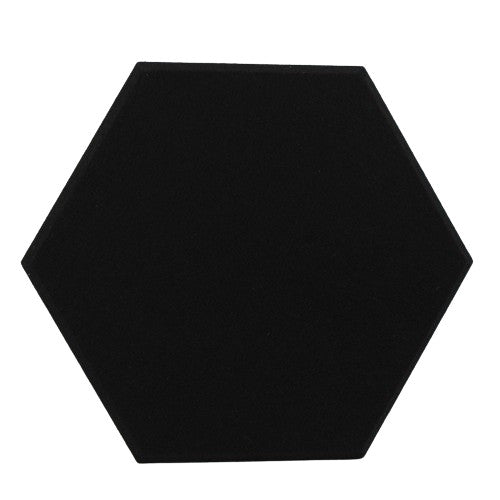 แผ่นกันเสียง แผ่นซับเสียง (ราคาต่อ1ชิ้น) ดูดซับเสียง มีกาวในตัว Acoustic Foam ทรงหกเหลี่ยม 30*26cm สําหรับติดผนัง