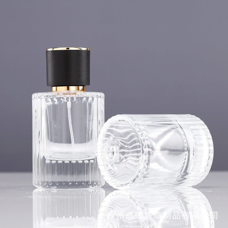 ขวดน้ำหอม (ขวดแก้ว) เรียบหรู  หัวสเปรย์ ปริมาณบรรจุ 10/30/50ML