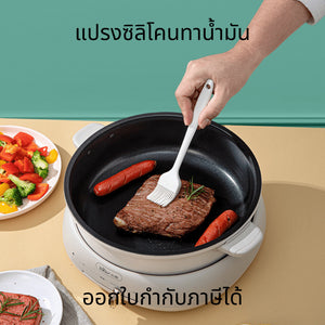 แปรงซิลิโคนทาน้ำมัน ทาเนย ทาบาร์บิคิว ซิลิโคนเกรดอาหาร ทนทานต่ออุณหภูมิสูง ใช้สะดวกในทุกการปรุง