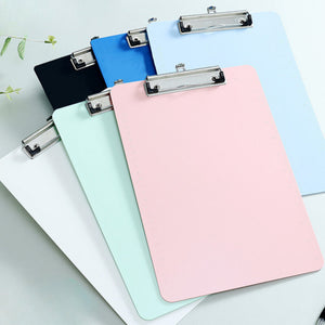 คลิปบอร์ด คลิปบอร์ดสีพาสเทลA4 แผ่นรองเขียน คลิปบอร์ดแฟ้ม Clipboard