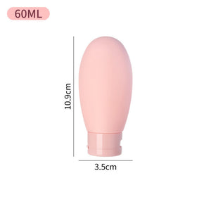 ขวดรีฟิลหลอดแบ่งครีมขนาด 60ml สำหรับพกพาใส่โลชั่น แชมพู ครีมกันแดดเหมาะสำหรับการเดินทางประหยัดเนื้อที่