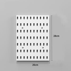 แผ่นวางของติดผนัง กระดานแขวนของ Pegboard แผ่นใหญ่ วางของมากขึ้น ใช้วางของใช้ ตกแต่งผนังได้