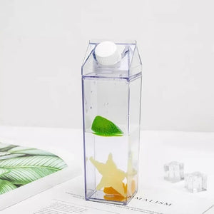 ขวดใส่เครื่องดื่ม ขวดพลาสติกใส่น้ำดื่ม ทรงกล่องนม ขนาด500ml./1000ml. ขวดน้ำทรงสี่เหลี่ยม แบบใส💗สอบถามรายละเอียดเพิ่มเติม