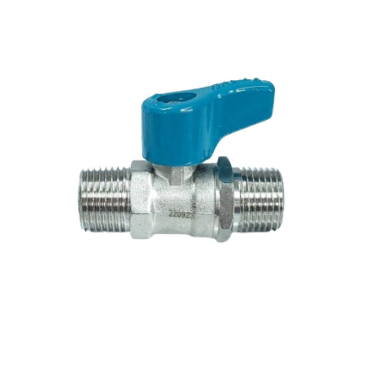 SANWA มินิบอลวาล์ว 1/2 นิ้ว (4 หุน) (ทองเหลือง) mini ball valve 2 way , 3 way