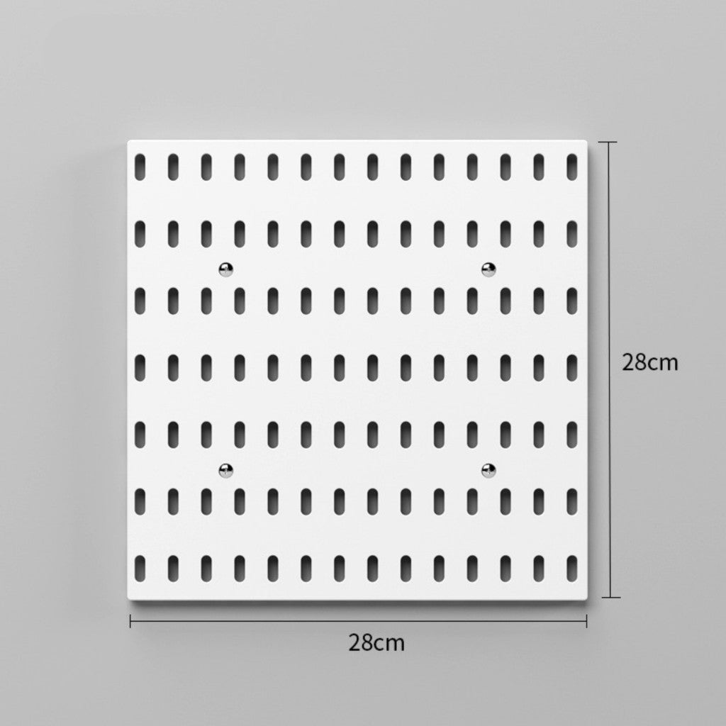 แผ่นวางของติดผนัง กระดานแขวนของ Pegboard แผ่นใหญ่ วางของมากขึ้น ใช้วางของใช้ ตกแต่งผนังได้