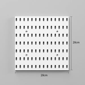 แผ่นวางของติดผนัง กระดานแขวนของ Pegboard แผ่นใหญ่ วางของมากขึ้น ใช้วางของใช้ ตกแต่งผนังได้