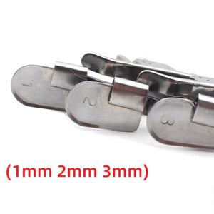 ตีนผีม้วนริมพับลง แบบไม่ต้องรีด ตีนผีจักรเย็บอุตสาหกรรม P351 มี 3 ขนาด (1mm,2mm,3mm)