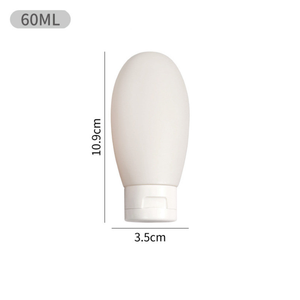ขวดรีฟิลหลอดแบ่งครีมขนาด 60ml สำหรับพกพาใส่โลชั่น แชมพู ครีมกันแดดเหมาะสำหรับการเดินทางประหยัดเนื้อที่