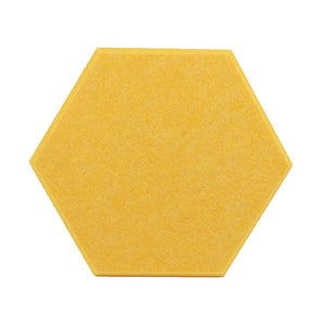 แผ่นกันเสียง แผ่นซับเสียง (ราคาต่อ1ชิ้น) ดูดซับเสียง มีกาวในตัว Acoustic Foam ทรงหกเหลี่ยม 30*26cm สําหรับติดผนัง