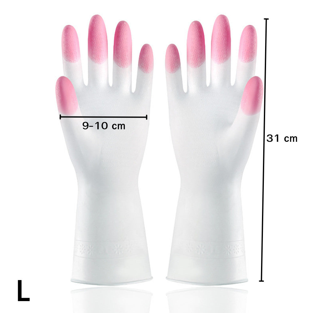ถุงมือยาง  โคนยาว ถุงมือ อเนกประสงค์ ปลอดภัยต่อผิว สวมใส่สบาย