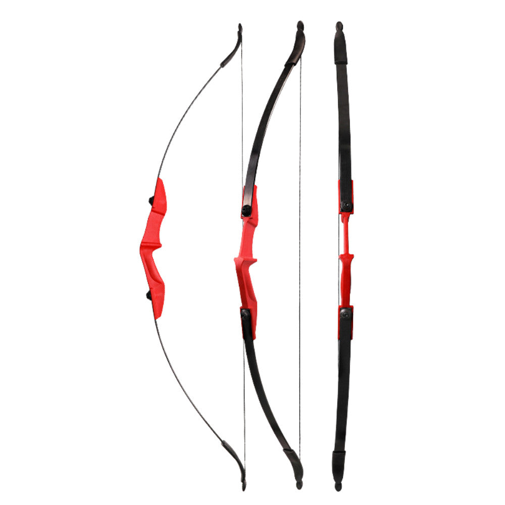 คันธนู Recurve Moon พร้อมขาตั้งลูกธนูคู่ ใช้งานได้ทั้งมือซ้ายและขวา เหมาะสำหรับนักธนูทั้งมือใหม่และมือโปร