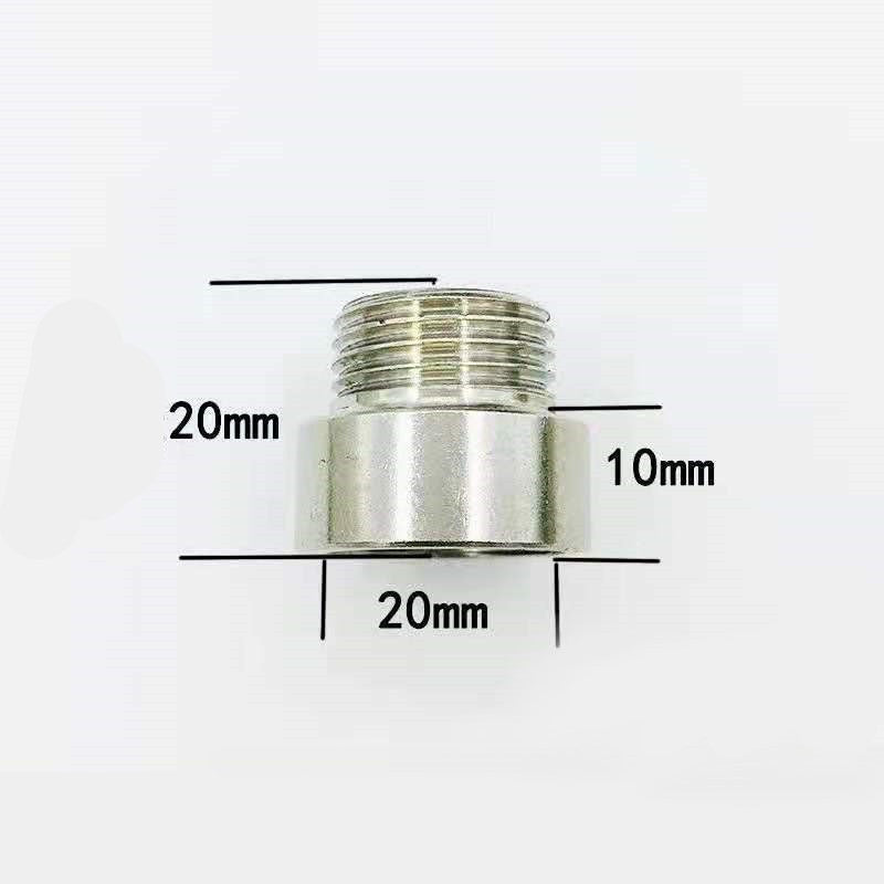 หัวแปลงก๊อก ข้อต่อแปลงเกลียวขนาด 1/2"(4 หุน) อะแดปเตอร์แปลงก๊อกน้ำ เกลียวใน-เกลียวนอก ราคา 1 ชิ้น