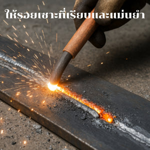 ลวดเชื่อมเก๊าจ์ Air Arc Gouging ลวดคาร์บอนทองแดง ใช้ลมเป่าเศษ เซาะแนวรอยเชื่อม งานเหล็ก ทนความร้อนสูง