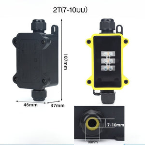 กล่องต่อสายไฟกันน้ำ แบบ 2T/3T คุณภาพสูง ทนแดด ทนฝน ไม่เปราะแตกง่าย เหมาะสำหรับงานไฟฟ้า งานระบบแสงสว่างกลางแจ้ง