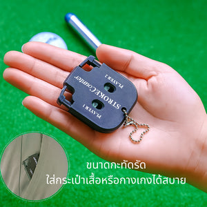อุปกรณ์นับคะแนนกอล์ฟ เครื่องนับสโตรกสำหรับนักกอล์ฟ ใช้งานง่าย พกพาสะดวก น้ำหนักเบา คุณภาพดี ทนทาน