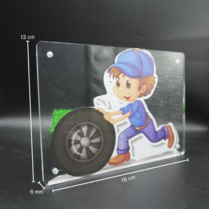 กรอบรูปโมเดิร์น (หนา 6mm.) กรอบรูปอะคริลิค กรอบรูปสไตล์เกาหลี กรอบตกแต่งบ้าน