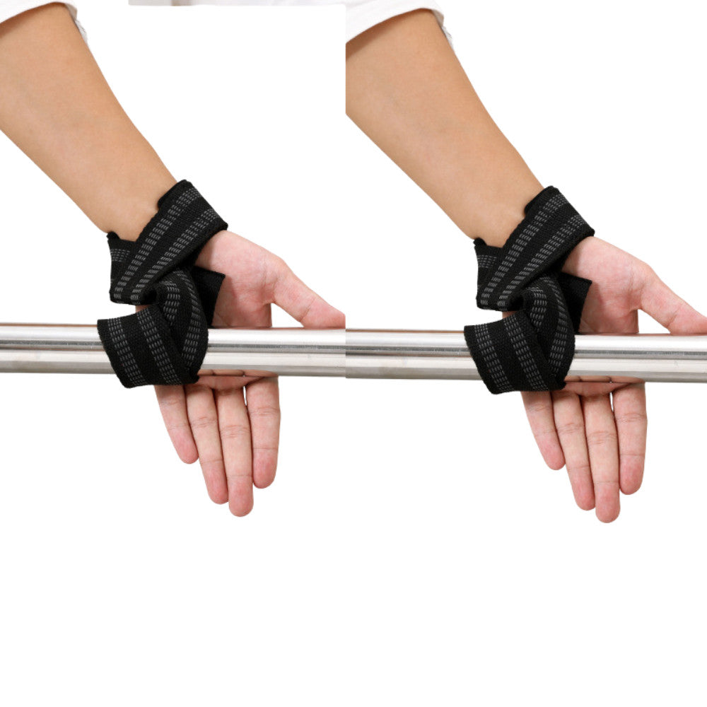 สายรัดข้อมือยกน้ำหนัก ออกกำลังกาย ฟิตเนส การออกแบบที่ปรับได้ ลดแรงกดของข้อมือ กันลื่นอย่างดี