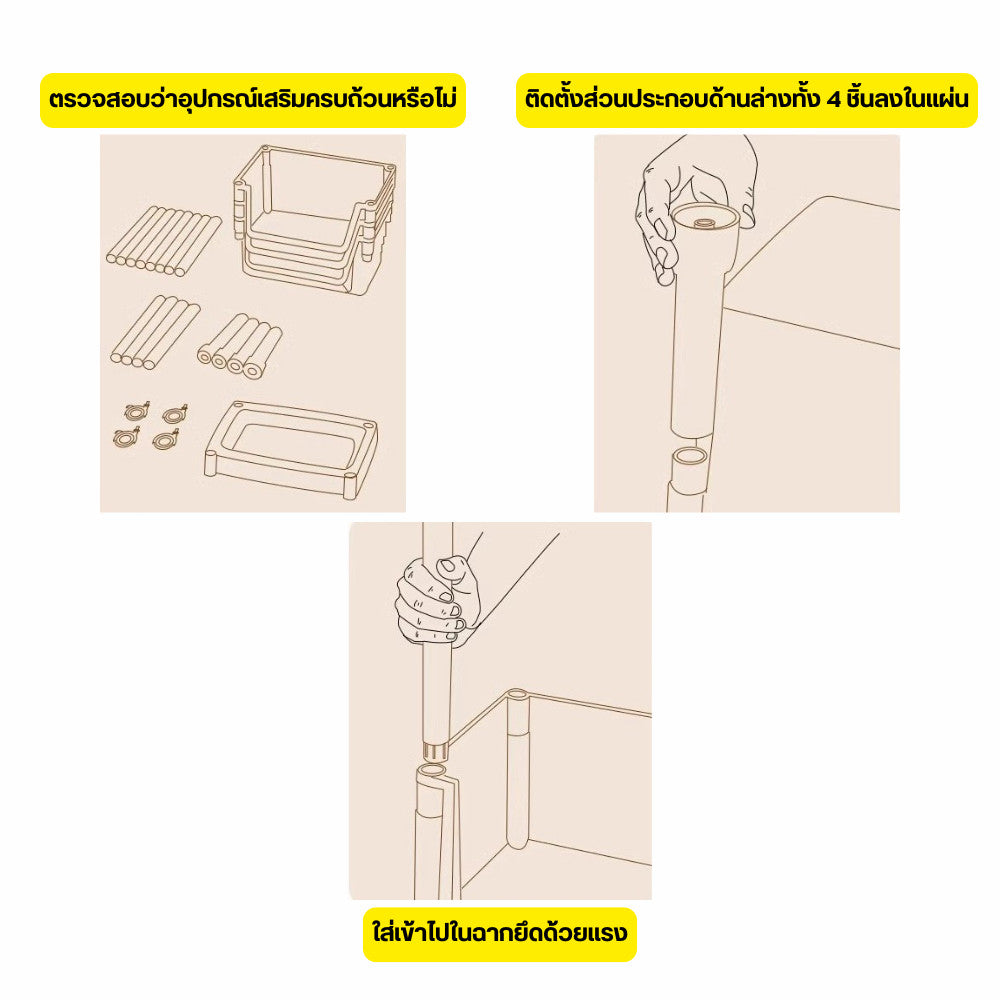 ชั้นวางจัดเก็บสิ่งของ ชั้นวางเข็นได้ ชั้นวางรถเข็นหมุนได้ ทนทานสำหรับห้องน้ำ ห้องครัว โรงรถ ห้องนอน อื่นๆ