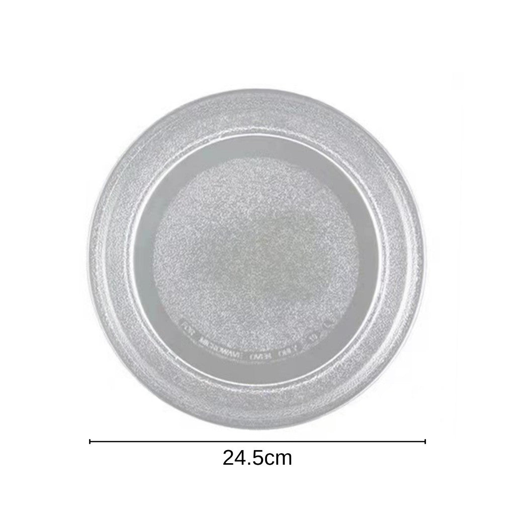 จานแก้วไมโครเวฟ จานรองไมโครเวฟ ELECTROLUX,TOSHIBA,SHARP,SUMSUNG จานแก้วรองไมโครเวฟ 24.5/27/31.5 cm