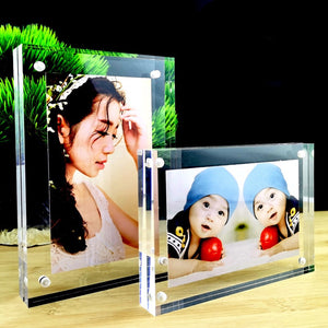 กรอบรูปอะคริลิคตั้งได้หนา 16mm 20mm  กรอบรูปสไตล์เกาหลี รูปมินิมอล กรอบตกแต่งบ้าน สไตล์อินโนเวทีฟ