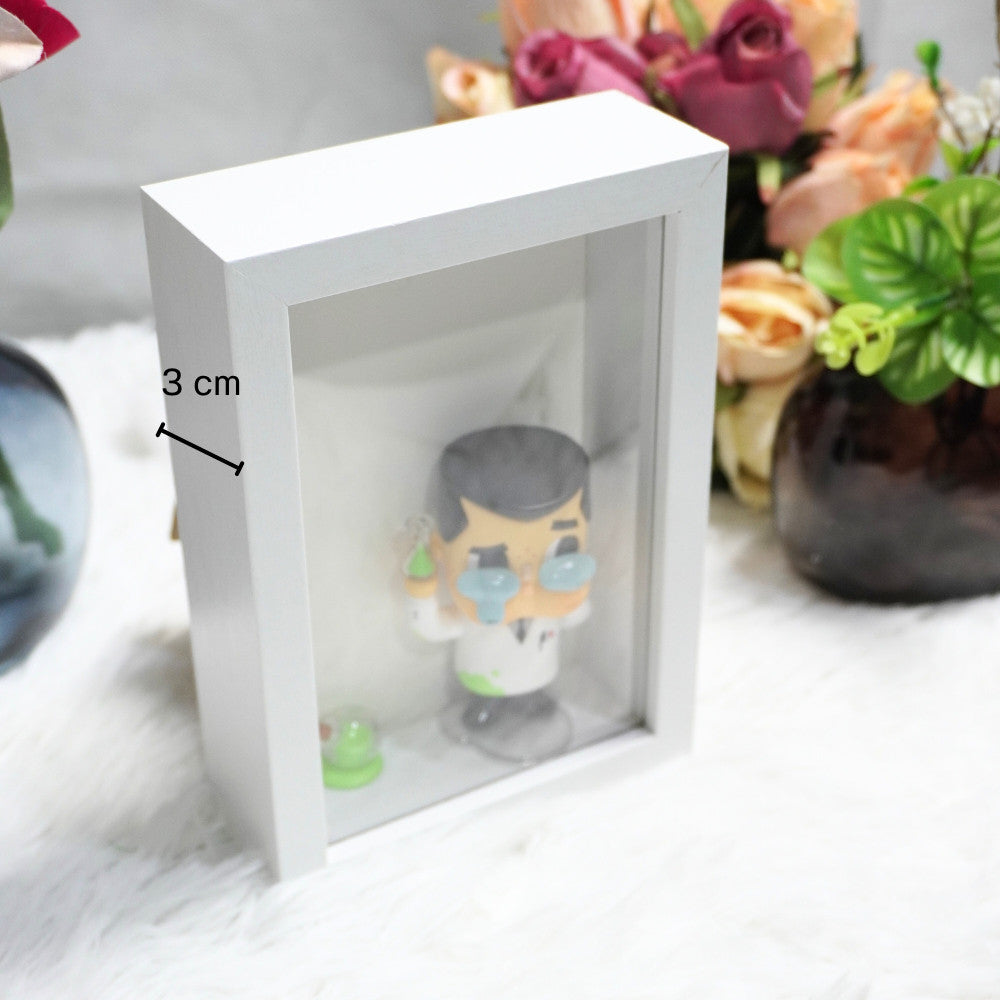 กล่องไม้ สามมิติ สําหรับโชว์โมเดลตุ๊กตา ฟิกเกอร์ diy กรอบรูปป๊อปมาร์ท สําหรับตกแต่งบ้าน