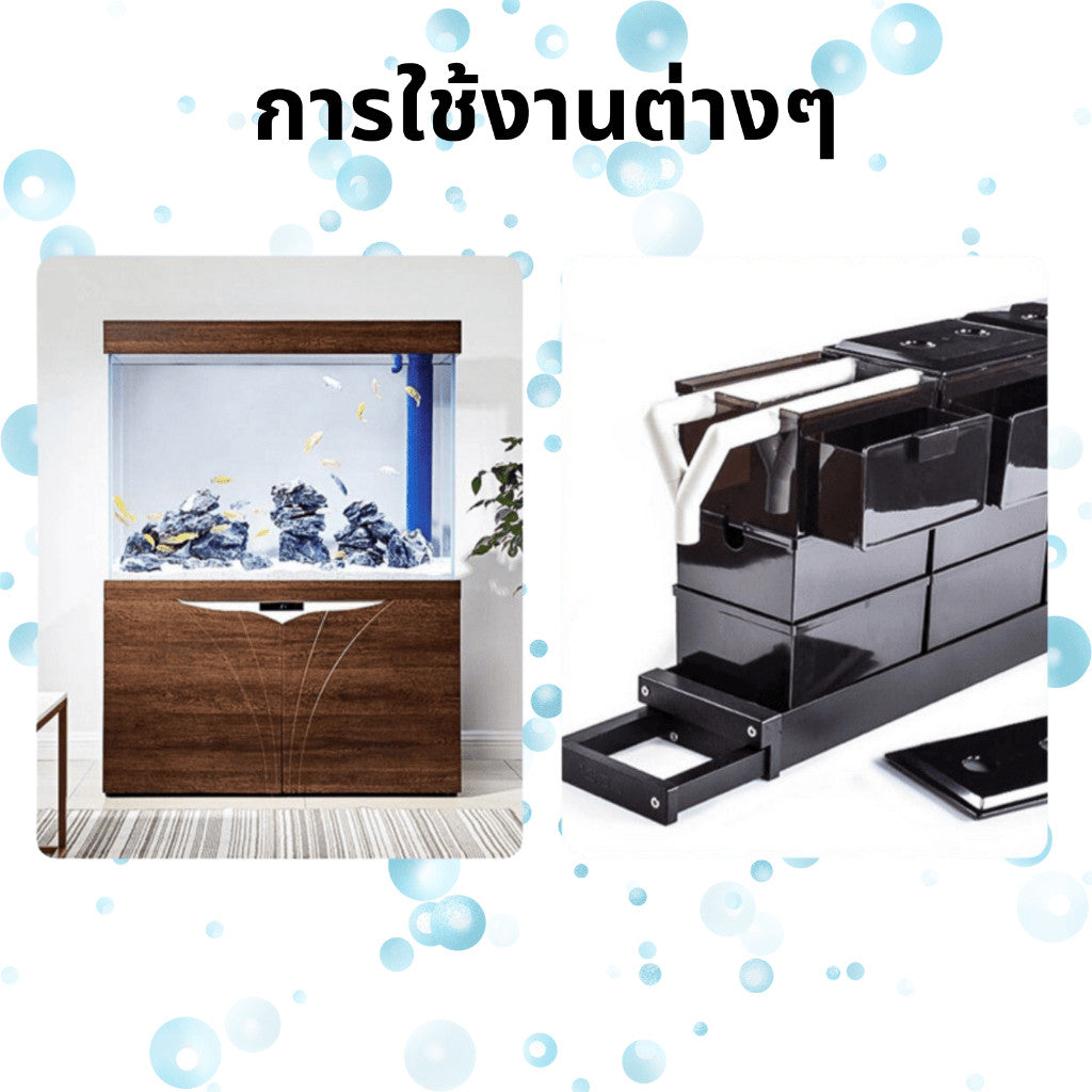 แผ่นกรองฟองน้ำสำหรับตู้ปลา ใยกรองตู้ปลาอย่างดี ใยกรอง8D แผ่นโฟมกรองน้ำ ฟิลเตอร์ฟองน้ำ อุปกรณ์เสริมตู้ปลา ดักจับตะกอน