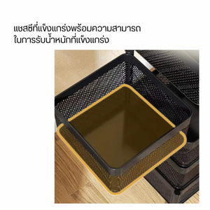 ชั้นวางของเหล็กหมุน ชั้นเก็บของทรงสี่เหลี่ยม ทรงกลม ชั้นวางที่เก็บเครื่องครัวชั้นผักผลไม้สำหรับใช้ในครัวเรือน