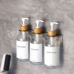ขวดหัวปั๊มพลาสติก ขนาด 300ml/500ml สำหรับใส่ของเหลว แชมพู ครีม สบู่เหลว ขวดรีฟิล ขวดเปล่าแบบกด ฝาแน่น ไม่รั่วซึม