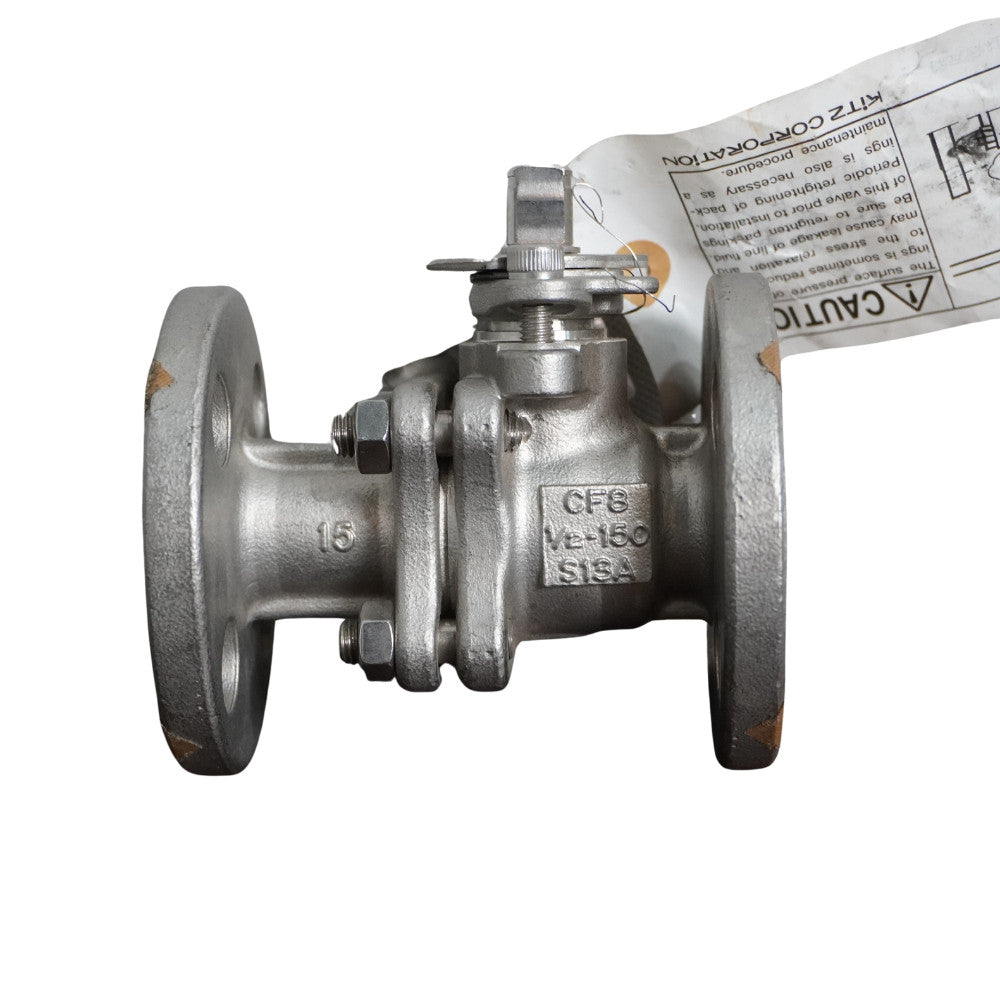KITZบอลวาล์วหน้าแปลน  สแตนเลส 304 ขนาด 1/2''-2'' นิ้ว มาตรฐาน