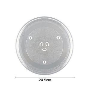 จานแก้วไมโครเวฟ จานรองไมโครเวฟ ELECTROLUX,TOSHIBA,SHARP,SUMSUNG จานแก้วรองไมโครเวฟ 24.5/27/31.5 cm