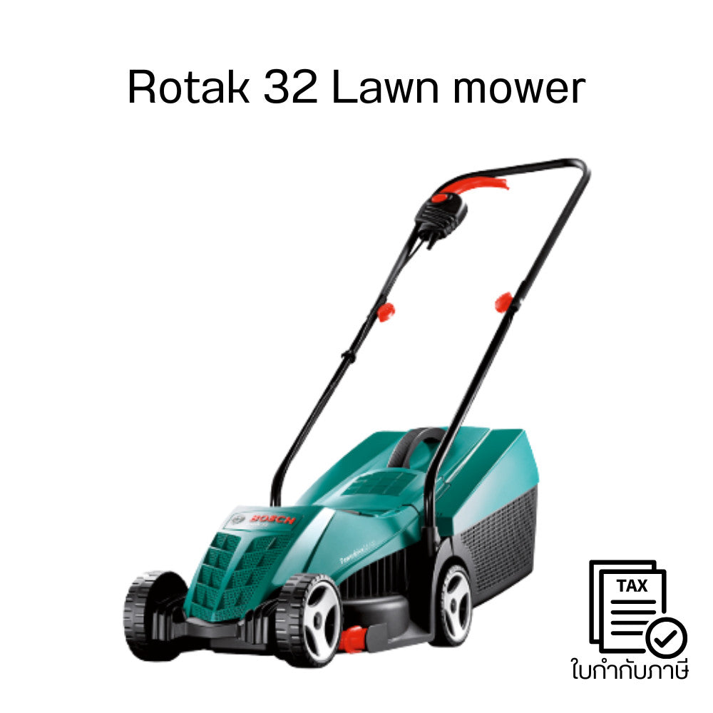 Pre-Order เครื่องตัดหญ้ารถเข็น Rotak 32 1200W กำลังแรง ตัดหญ้าเรียบเนียน ใช้งานง่าย เหมาะสำหรับสนามหญ้าขนาดกลาง