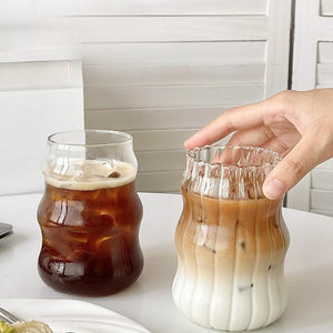 แก้วกาแฟ แก้วกาแฟสไตล์วินเทจ แก้วกาแฟทรงกลม สไตล์เกาหลี มีขนาดให้เลือก coffee cup