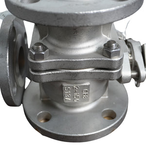 KITZบอลวาล์วหน้าแปลน  สแตนเลส 304 ขนาด 1/2''-2'' นิ้ว มาตรฐาน