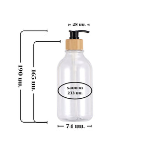 ขวดหัวปั๊มพลาสติก ขนาด 300ml/500ml สำหรับใส่ของเหลว แชมพู ครีม สบู่เหลว ขวดรีฟิล ขวดเปล่าแบบกด ฝาแน่น ไม่รั่วซึม