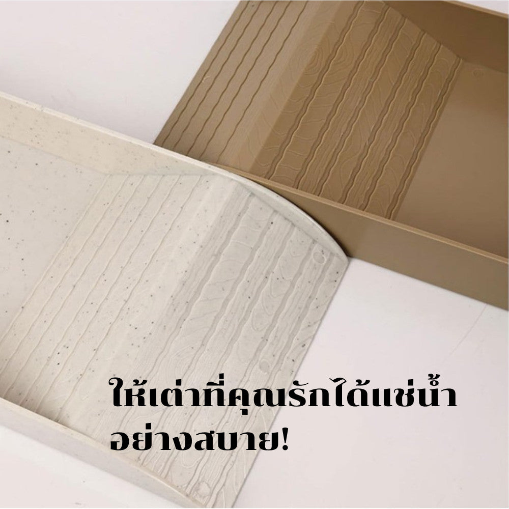 อ่างอาบน้ำเต่าทำจากวัสดุ ABS คุณภาพสูงปลอดภัยทนความร้อนทนทานไม่เสียรูปง่ายแห้งง่าย ได้รับการออกแบบให้มีทางลาดกันลื่น