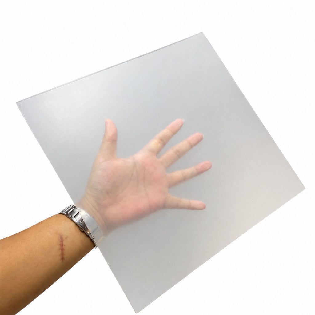 แผ่นอะคริลิกใส Acrylic Sheet แผ่นใสแข็งแรง น้ำหนักเบา ใช้ทำฉากกั้น ป้ายสินค้า กรอบรูป งานประดิษฐ์