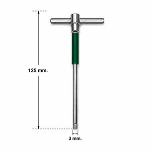 บล็อกตัวทีหกเหลี่ยม T-Handle Hex Key ประแจตัวที ก้านเลื่อน ปรับได้ 3 ระดับ ขันน็อตหกเหลี่ยม แรงบิดสูง ใช้งานแบบ T และ L