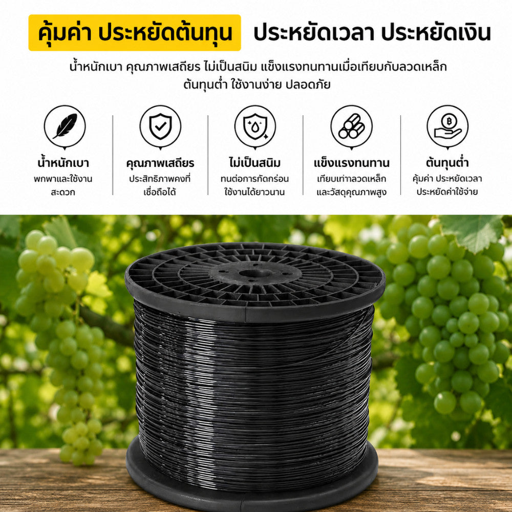ลวดพลาสติก PET สำหรับเครื่องรัดกล่อง แข็งแรง ทนแรงดึงสูง เหนียว ไม่ขาดง่าย
