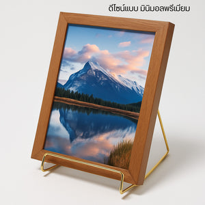 ที่วางโชว์สินค้า เหล็กคุณภาพสูง แข็งแรง ไม่โยกเยก รองรับได้หลายประเภท วางโชว์ กรอบรูป ภาพถ่าย หนังสือ ฐานแน่น ไม่ล้มง่าย